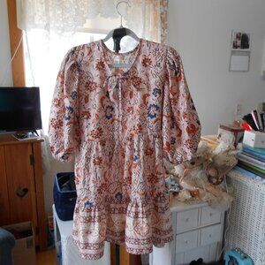 BOG COLLECTIVE DRESS-WOMENS SIZE MEDIUM-PAISLEY